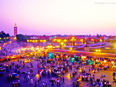Trip to morocco - jemaa el fna marrakech